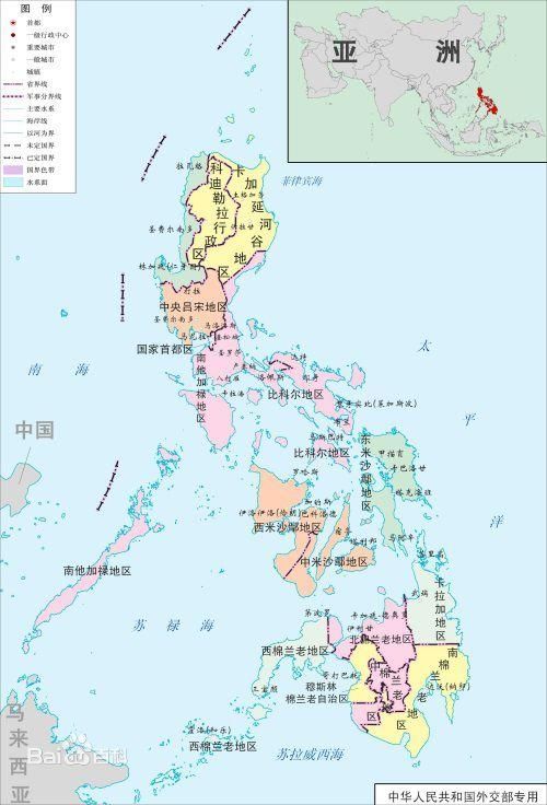 东南亚各国高清地图