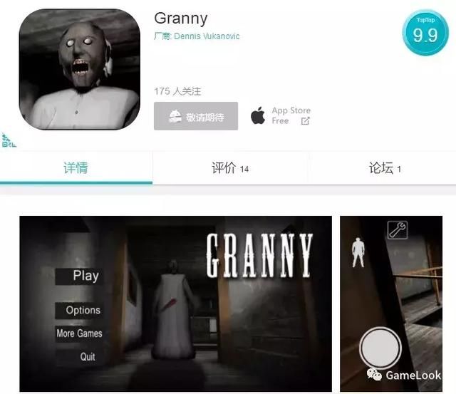 恐怖手游《Granny》全球下载超1500万:TapTap 9.9分