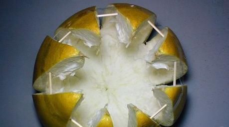 元宵节灯笼制作:柚子灯笼制作方法(图解)