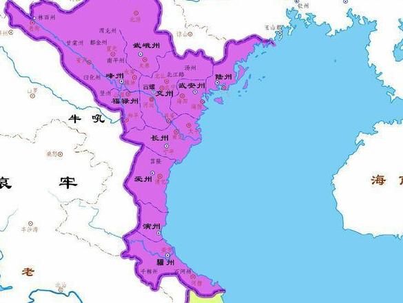 越南北部和中部曾长期是中国领土图片