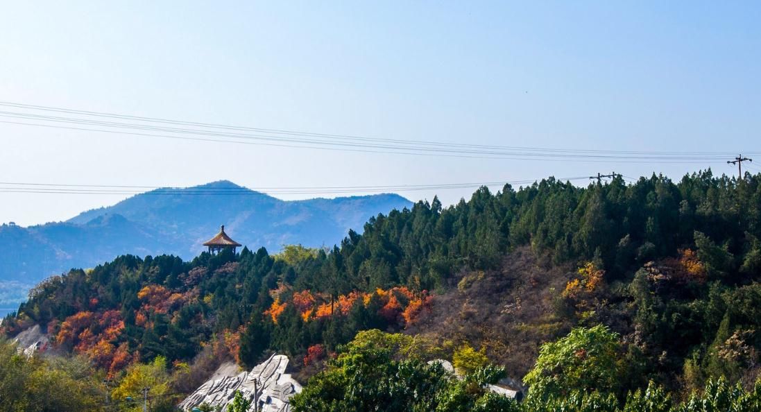 旅游风光:蟒山国家森林公园，终年葱翠，四季锦绣