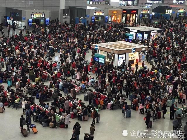 上海虹桥高铁站春运景象：千山万水挡不住游子回家过年 现场图