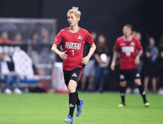 足球名人赛李毅致胜中国明星队获胜,鹿晗登场