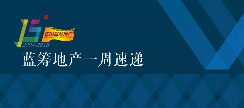 蓝筹地产一周:住建部等四部门:防止提取公积金用于炒房