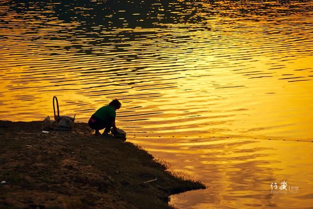 晚霞满天金湖面 夕照渔家归如歌美丽乡村下峪游之三
