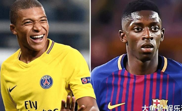 登贝莱换姆巴佩? 49%巴萨球迷不同意, C罗躺