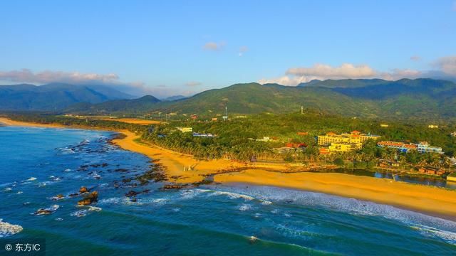 卫星地图下的海南岛:填海打造200米超星级酒店