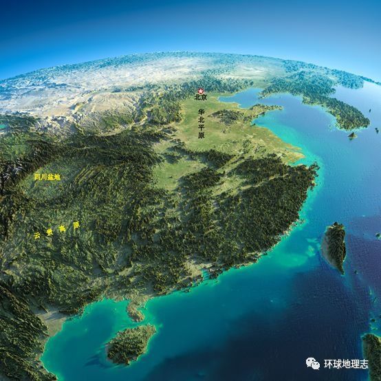 中国38亿年来的数次海陆变迁!