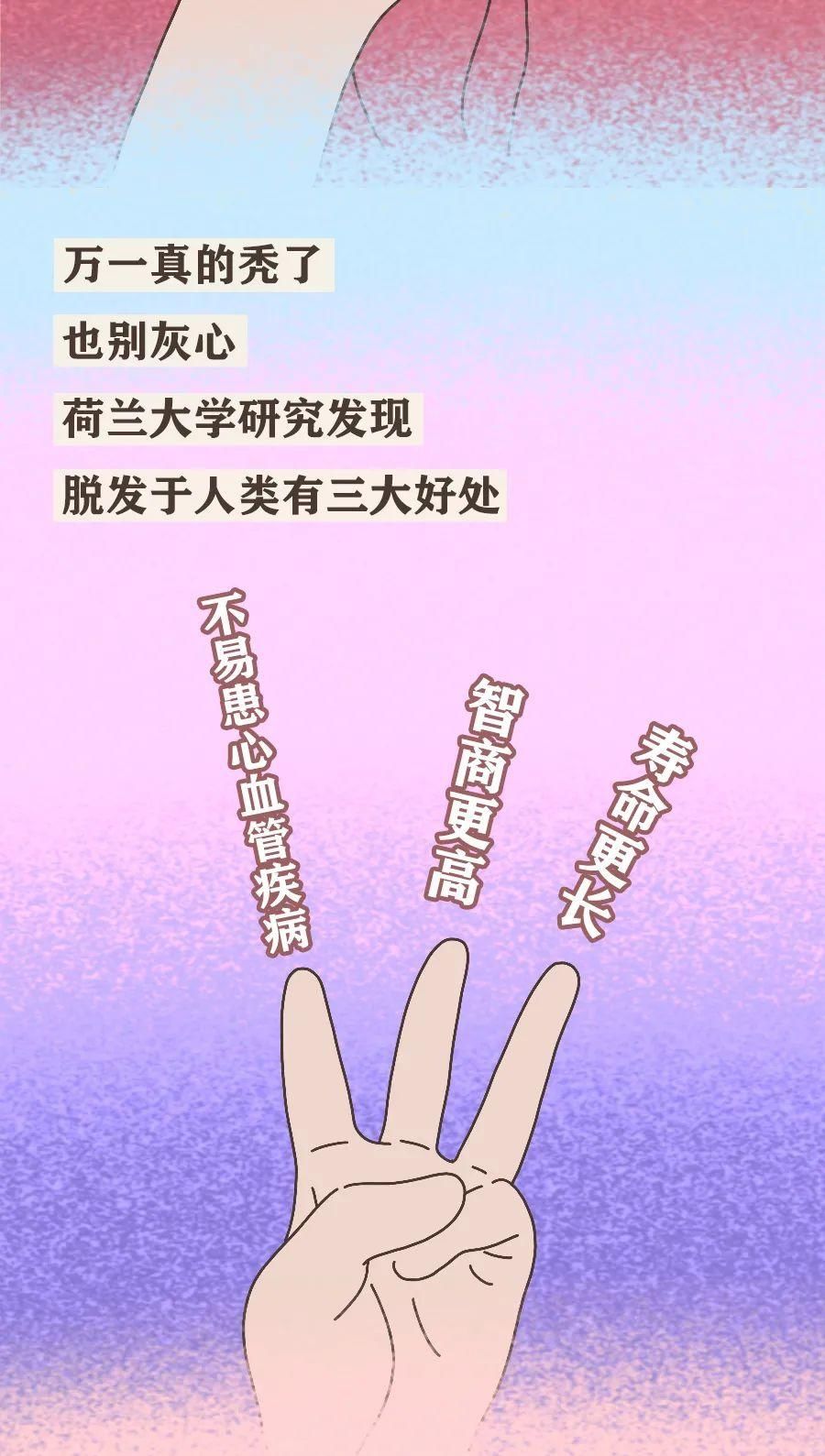 真男人，都容易秃