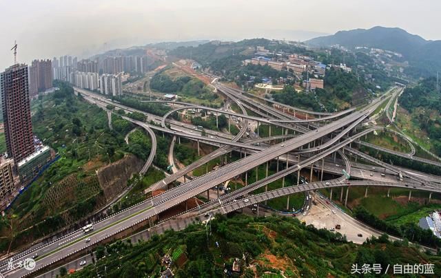 重庆黄桷湾立交桥:考验百度地图,高德地图的时