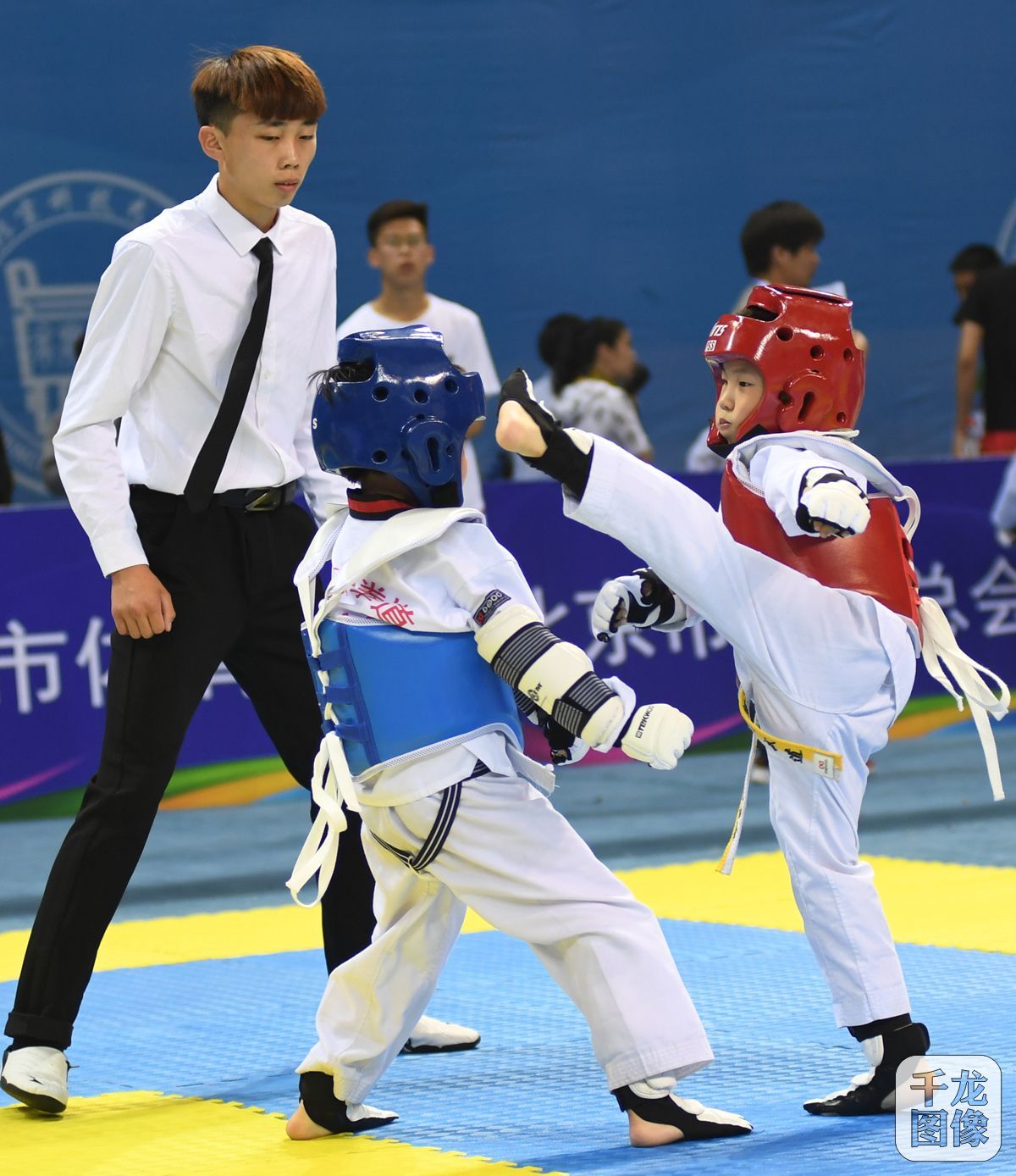 2018年第十届北京市体育大会跆拳道比赛举行