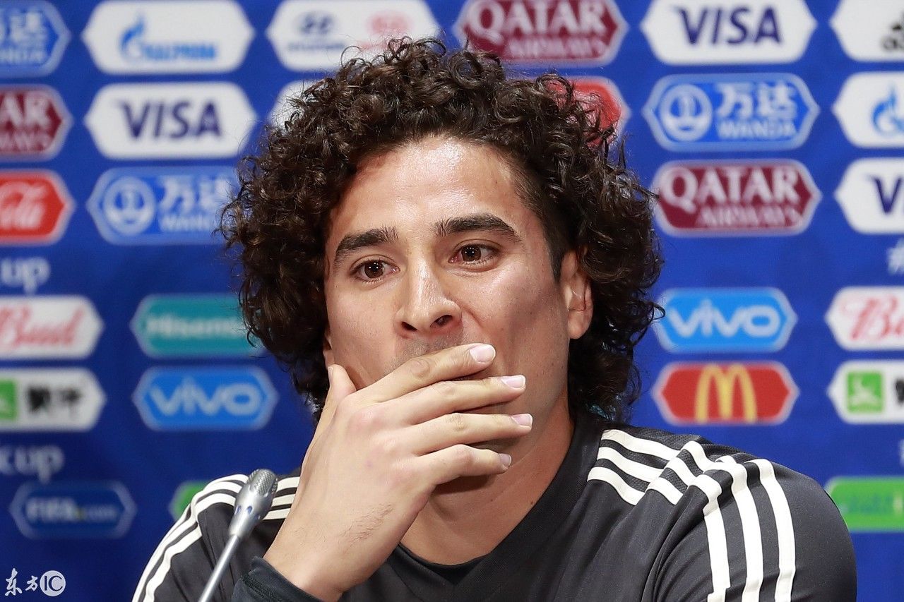 墨西哥国家足球队门将吉列尔莫奥乔亚举行记者