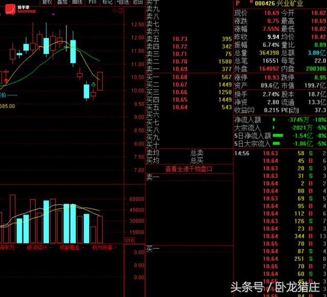 佛山做T掩护猪肉荣8200万出逃，上市第二天惨跌停赵老哥700万抄底