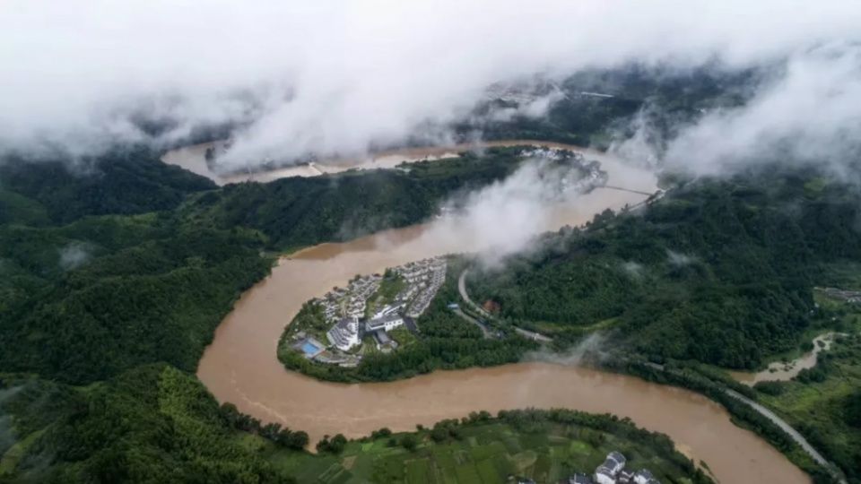 强暴雨后的婺源,遭百年不遇洪水居然还这么美!