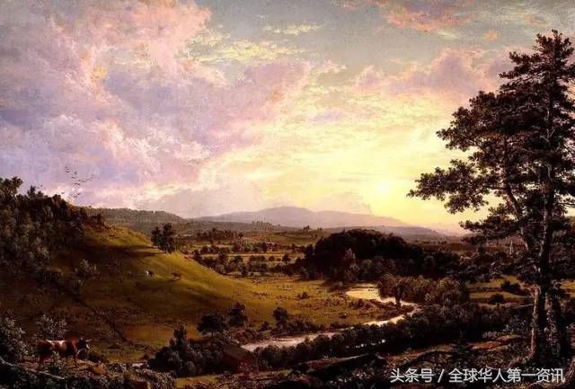 30张超美的美国风光油画