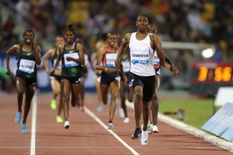塞门亚打破了1500米的全国纪录