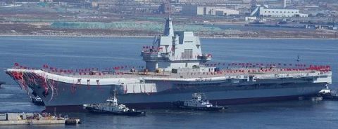 最近我国艘国产母舰下水