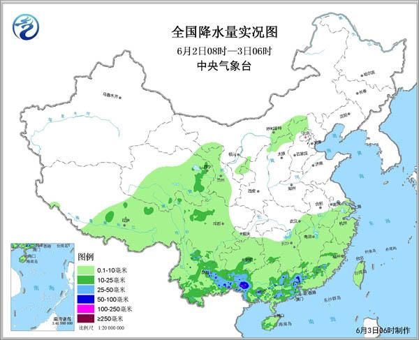 今明两天华北难逃高温模式 华南雨水频繁