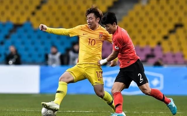 中国男足对韩国比赛