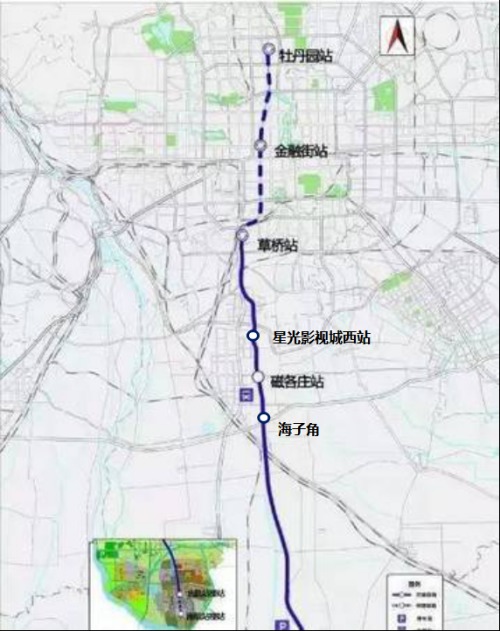 地铁19号线最新消息:二期北段由牡丹园至沙河