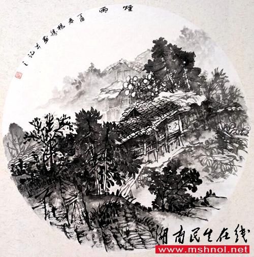 侗族青年画家杨绍啟(杨胜)：一笔一画 游于山水间