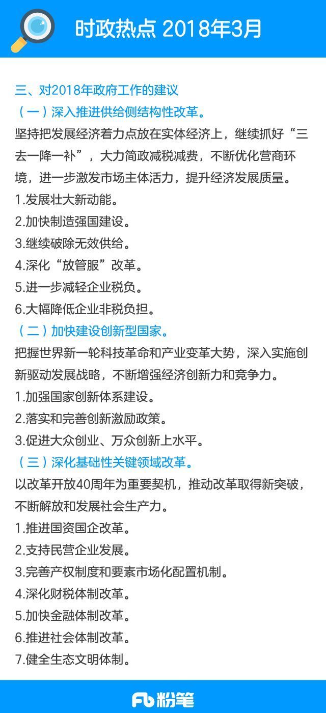 2019国考时政汇总