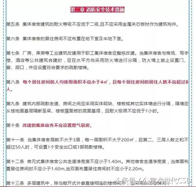 北京：厂房、商场可改租赁型职工集体宿舍！每间不得超8人！