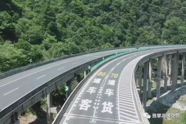 权威发布：关于雅西高速拖乌山北坡交通特管区的通告