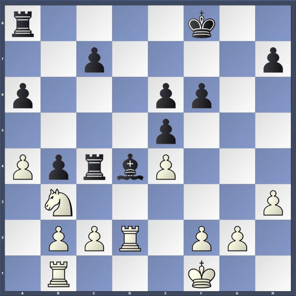 国际象棋甲级联赛精彩对局欣赏:李超执白胜徐