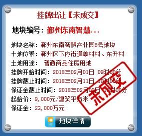 史上起价最高宅地蹊跷流拍 宁波热门地块拍卖陷“串标”疑团