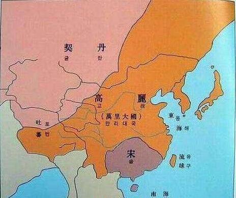 韩国版各朝代历史地图,地盘不是一般的大!