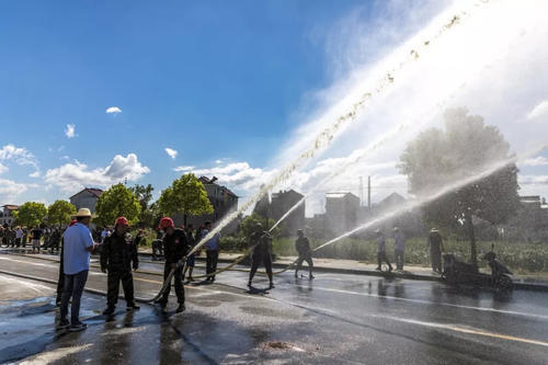 游埠镇召开2018年度消防技能大比武竞赛活动