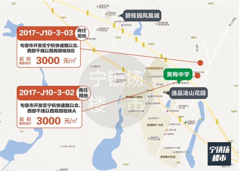 刚刚，句容挂出6块地，起拍楼面地价高达3000元\/