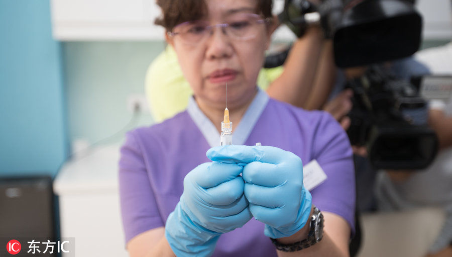 我国内地首针九价HPV疫苗在海南博鳌超级医