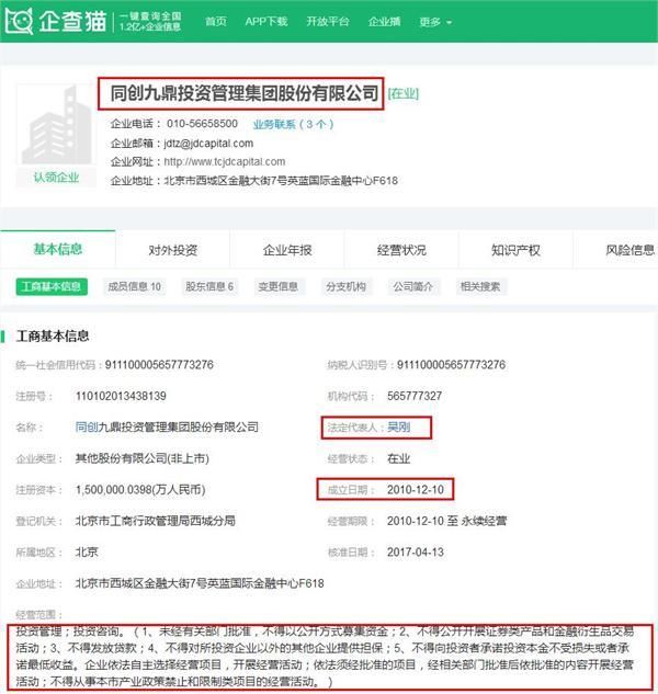 九鼎集团遭证监会调查 两天千亿市值蒸发七成