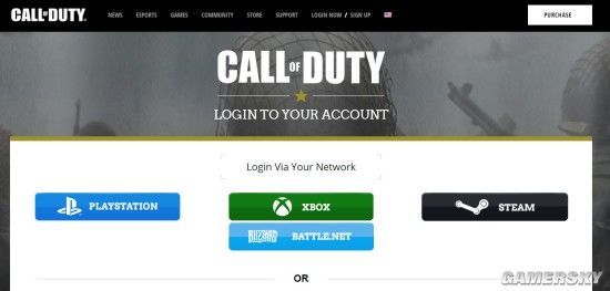 《COD》官网可用战网账号登陆 国服账号也行