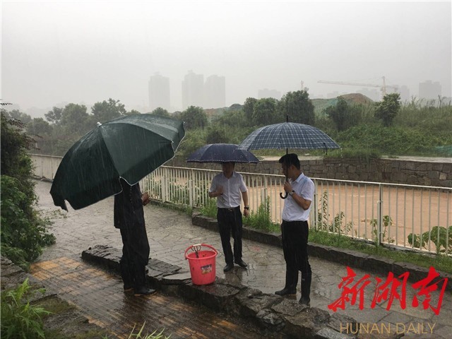 应对暴雨 麓谷街道无1例事故发生