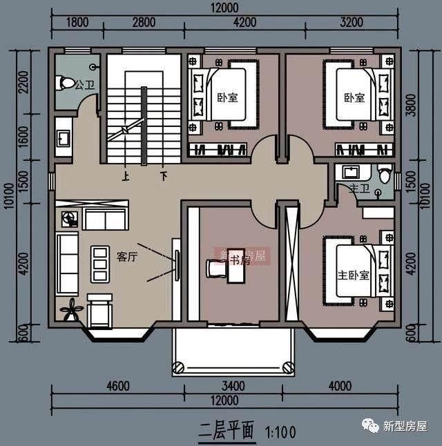 农村自建别墅最佳户型前5名，第3套造价只要28万，你中意哪一套?