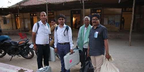 2019年印度大选投票结束