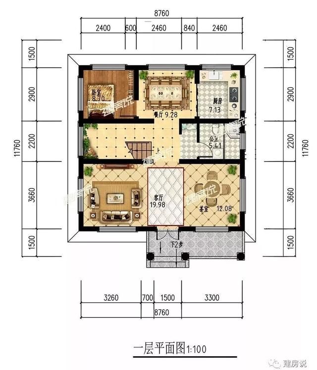 知道你家宅基地小，3款90平米的别墅图纸拿去，不谢！