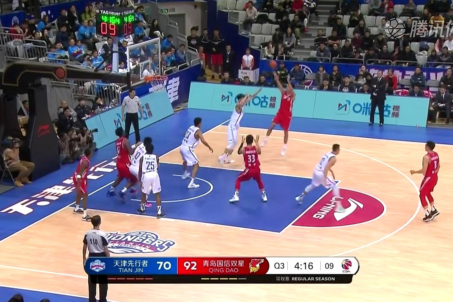 青岛大外援约翰逊