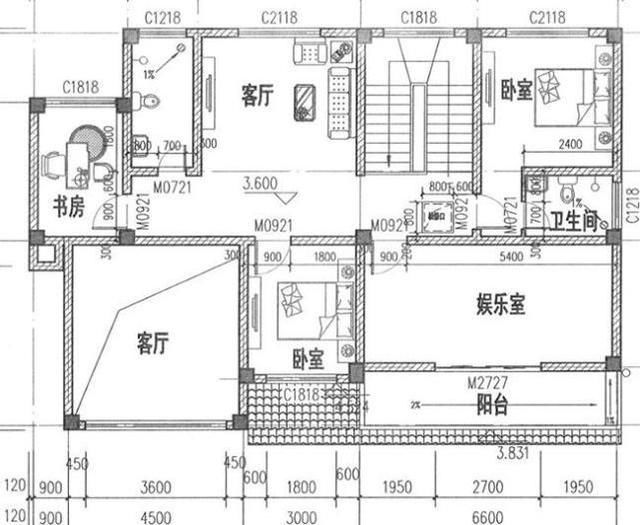 二层别墅设计图纸别墅设计图纸新农村楼房屋自建筑全套施工效果图