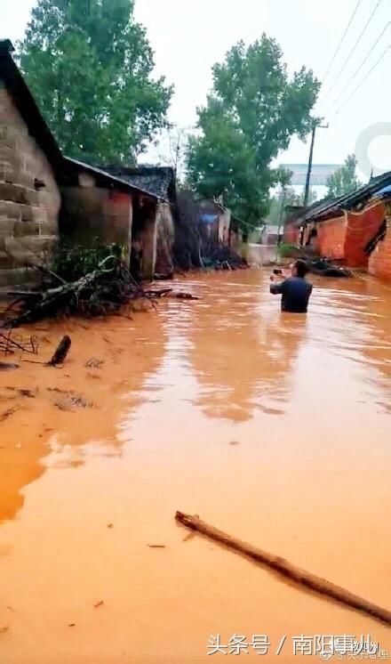 暴雨来袭，南阳这个地方水位上涨1.2米，快看是哪里?