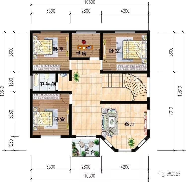 5套100平左右的别墅，最便宜的只要16万建主体，赚到了