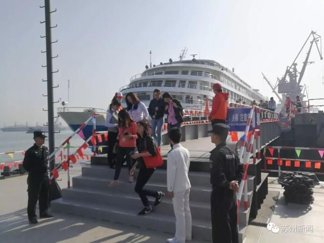 史上首次！豪华游轮停靠张家港，这座岛上的美景要藏不住了！