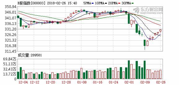 沪市B股指数报收330.75点 上涨0.7%