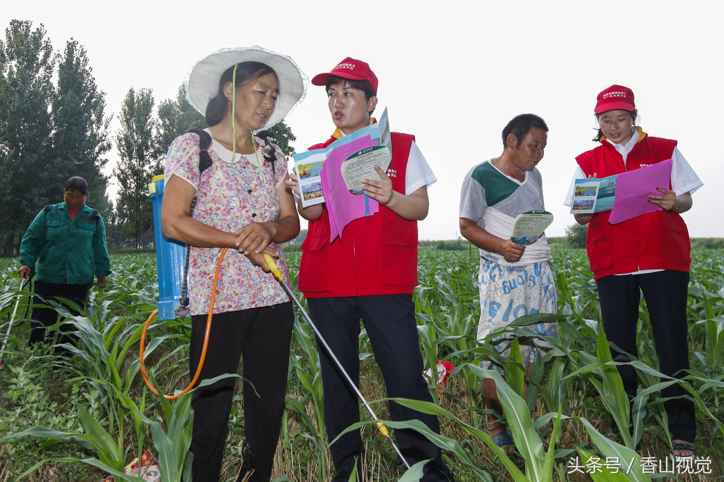 农村电力知识宣传送田间进村头,深受百姓喜欢