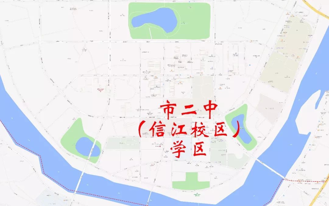 图解鹰潭市城区2018年学区划分