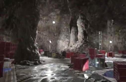 绝地求生雪地图现神秘野区 地图上没显示 进去