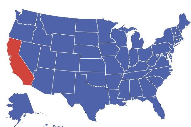 全球经济总量最高省,美国加州的GDP超过了